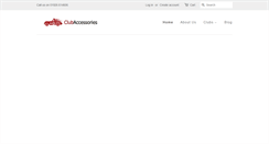 Desktop Screenshot of clubaccessories.co.uk