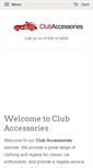 Mobile Screenshot of clubaccessories.co.uk